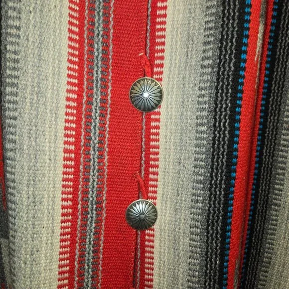 Vintage Chimayo Ortega's Weaving Long Coat - Picture 8 of 14